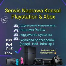 Ps5 Ps3 PS4 Xbox 360 one Naprawa ,czyszczenie modyfikacje...