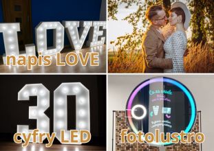 Fotografia | Fotolustro | Cyfry LED i LOVE - wynajem...