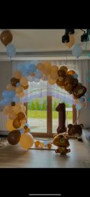 Ścianki balonowe , dekoracje z balonów