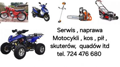 Serwis , Mechanik Motocyklowy , naprawa pił, kos...