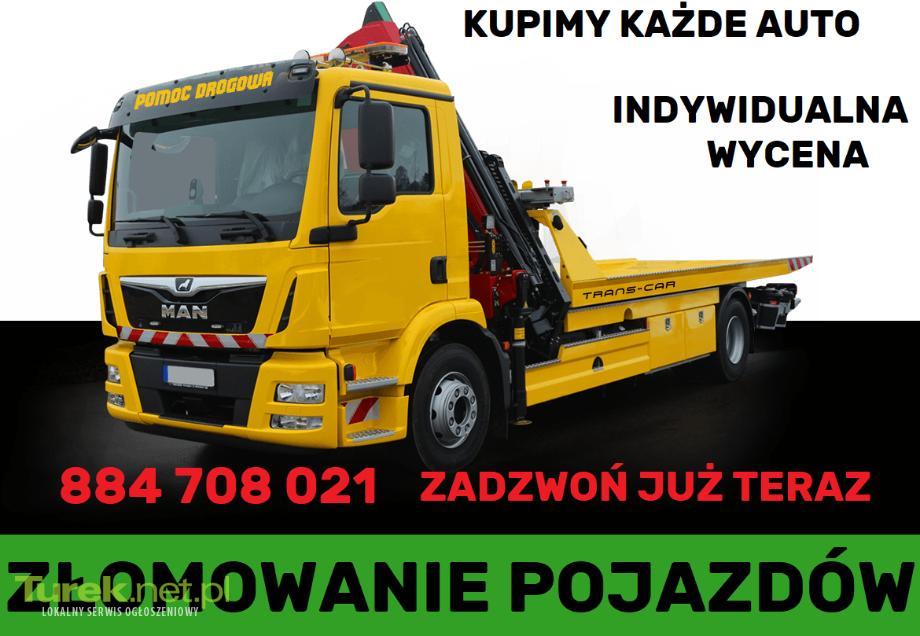 Kasacja pojazdów, kupimy każde auto!