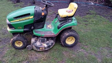 Traktorek kosiark John Deere