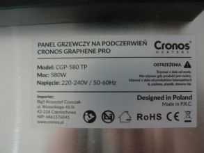 Panel grzewczy na podczerwień