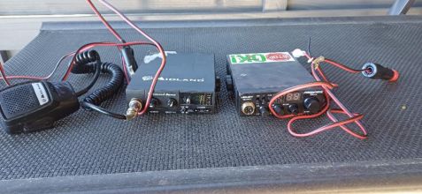 CB radio President Midland + antena