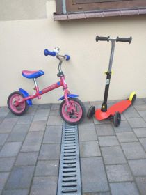 Hulajnoga + rowerek biegowy