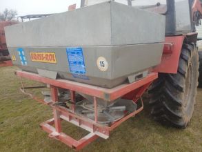 Rozsiewacz grass roll dwutalerzowy nierdzewka