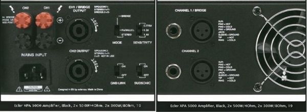 Wzmacniacz stereo dużej mocy Ecler 5000
