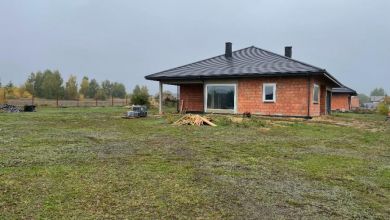 Dom w budowie Obrzębin 21 ar działka