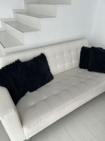 2 kanapy trzyosobowe z funkcją rozkładania