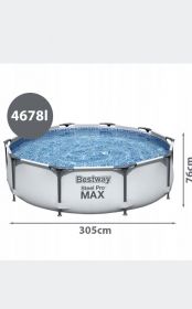 basen Bestway 3,05x0,76 pompa filtr maty grzewcze