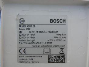 Przepływowy podgrzewacz wody Bosch TR5000 15/18 EB