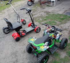Quad i hulajnogi elektryczne