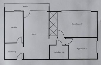Sprzedam mieszkanie 48 m2 na drugim piętrze bloku, ul....