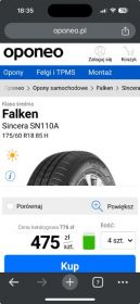 Falken Sincera SN110A 175/60 R18