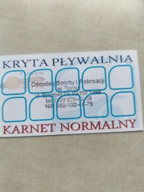 Karnet na basen