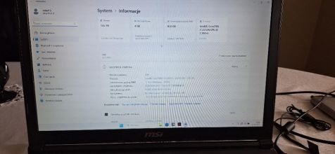 Laptop gamingowy MSI GV72 8RD