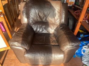 Sofa i 2 fotele skórzane