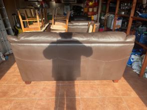 Sofa i 2 fotele skórzane