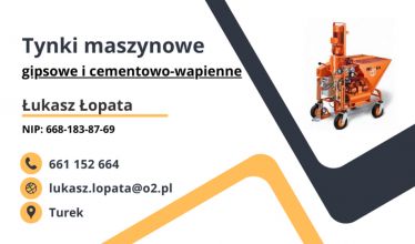 Tynki maszynowe