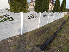 Mycie / malowanie płotów betonowych