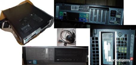 mocny biurowy komputer i3 4gb 750gb mysz klawiatura kabel...