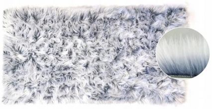 Dywan puchowy ombre 160 cm x 120 cm niebieski