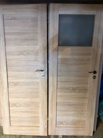 Sprzedam drzwi wewnętrzne 2x70 lewe 2x80 prawe