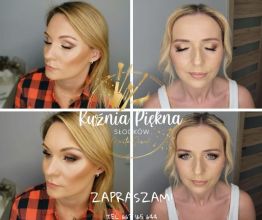Makijaż okolicznościowy, henna pudrowa, laminacja i...