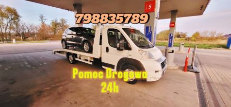 Laweta, pomoc drogowa, holowanie 24h /7dni