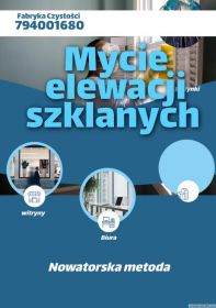 Mycie elewacji szklanych, witryn sklepowych