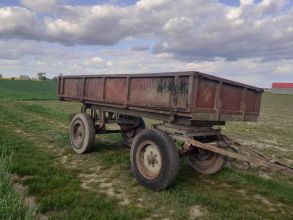 Przyczepa wywrotka 4t d732 autosan d47 na keden tlok d 35...