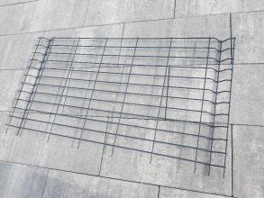 Panel ogrodzeniowi 3D antracyt 124x63cm 19 sztuk