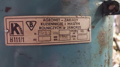 Agromet jawor rozdrabniacz uniwersalny Bąk, śrutownik