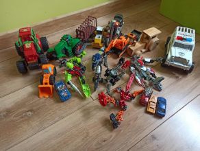 Pojazdy różne roboty, koparki, samochody