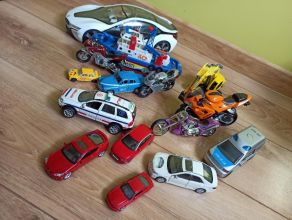 Pojazdy różne roboty, koparki, samochody