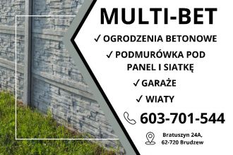 Ogrodzenia betonowe, płoty, wiaty, garaże,...