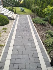 Mycie kostki brukowej dachów