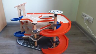 Parking Playtive, drewniany, Lidl, zabawka