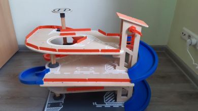 Parking Playtive, drewniany, Lidl, zabawka