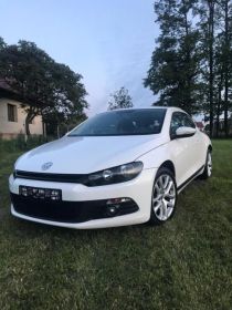 Volkswagen scirocco biały piękny.