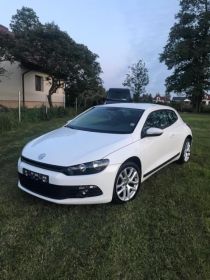 Volkswagen scirocco biały piękny.