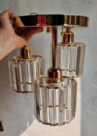 Żyrandol, lampa sufitowa fala 3 punktowa kr