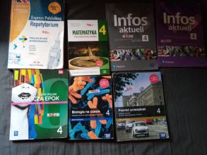 Sprzedam podręczniki do klasy 4 LO i technikum
