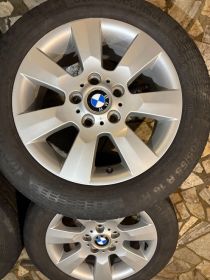 Sprzedam felgi do BMW 5x120 x16 z oponami lato 205/55/16”