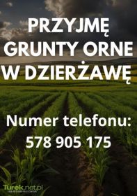 Przyjmę grunty orne w dzierżawę (Dziadowice i okolice)