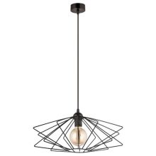 Lampa wisząca loft czarna