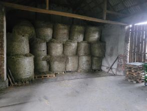 Sprzedam siano 120x120 2025r/Słoma ze stodoły