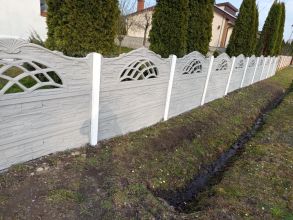 Mycie / malowanie płotów betonowych