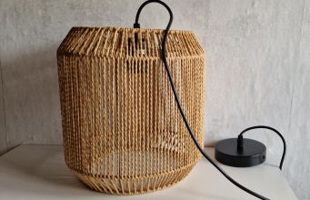 Lampa wisząca ratanowa Boho