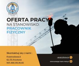Pracownik na stanowisko: Pracownik Fizyczny